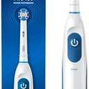 Amazon.com : Oral-B Pro 100 Precision Clean, Battery Powered Electric Toothbrush, Blue and White : Battery Operated Toothbrushes : Health & Household