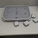 Greywaterproof Cat Mat, 19.69"X15.95"X3.54" Litter Box Mat, Easy Clean, Non-Slip, Urine-Proof Kitty Litter Catcher Mat