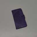 DiGPlus Galaxy S22 5G Wallet Case, [Butterfly & Flower Embossed] PU Leather Wallet Case Flip Protective Phone Cover with Card Slots and Kickstand for Samsung Galaxy S22 6.1-Inch (Purple)