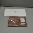 Small Wallet Women RFID Blocking Soft Leather Bifold Compact Card Holder Wallet for Women with Zipper Coin Pocket 4 ID Window (Brown)