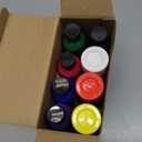 Nicpro 8 Colors Permanent Fabric Paint (4 oz, 120 ml) Soft Fabric Paint for Clothes, Non-Toxic Textile Paint for Fabric DIY Crafts, T-shirts, Shoes Jeans Bags Canvas for Adult with Color Wheel