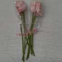 Rikyo 10 Stem 11" Bouquets Artificial Flowers Poppy Flowers,No Fade PU Fake Wild Flowers for Kitchen Table Centerpiece Vase,Home Greenery Wedding Holding Flowers Backdrop Arch Wall(Pink)