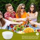 Newtay 20 Pack 162 oz Large Plastic Serving Bowls with Lids, about 162 oz