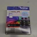 Brother Genuine LC401XL 2PK High Yield 2-Pack Black Ink Cartridges