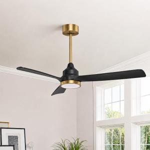 GREENEVER 52 Inch Ceiling Fan with Lights, Remote, DC & High CFM