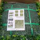 ODTORY Artificial Boxwood Hedges Panels Roll: 20"x20" 12P(33.5 sqft)