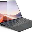 Surface Pro Keyboard, Magnetic Wireless Type Cover for Microsoft Surface Pro 7/6/5/4/3/7+, 7 Color Backlit Bluetooth 5.3 Ultra Slim Portable Keyboard with Trackpad Gray