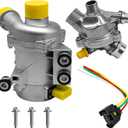 11517586925 Water Pump w/Aluminum Thermostat Kit for BMW X3 X5 328i 328xi 325i 325xi 330i 330xi 525i 525xi 528i 528xi 530i 530xi E91 E90 N51 N52 3.0 11517521584 11517563183 11537549476 11537536655