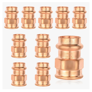 (Pack of 10) EFIELD Press Copper Adapter Fitting, 3/4-Inch Press Fit x 3/4-inch Female Copper Adapter, LBP Design