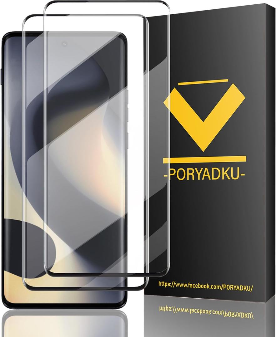 HOMEMO [2 Pack] for Motorola Edge 2024 5G Screen Protector, Anti-Scratch, Ultra Clear, Fingerprint Compatible, Case Friendly