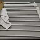 BalanceFrom Easy Walk-Thru Baby and Pet Safety Gate with Hold-Open and Auto-Close  Adjustable Steel Barrier for Stairs, Doorways, and Hallways, No Drilling Installation