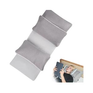 Wheelchair Pillow, Cotton mesh Fabric, Breathable, Removable, Head Holder, Resistant to Subsidence Material, for Cosmetic Surgery, Facial Surgery (Grey)