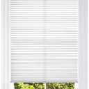 BlindsAvenue Cellular Honeycomb Cordless Shade, 9/16" Single Cell, Light Filtering, White, Size: 22" W x 72" H