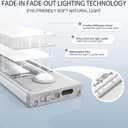 6 Pack Under Cabinet Lights Wireless, 32 LED Motion Sensor Light Indoor Rechargeable Magnetic Closet Lights Battery Operated, Under Counter Lights for Kitchen, Wardrobe, Hallway, Stairs