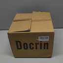 Docrin Plant Pots Indoor with Drainage: 6.4+5.3+4 Inch Ceramic Flower Pots for Plants - Set of 3 Modern Decorative Planters for House/Office/Gift - White Honeycomb