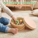 Drum Set for Kids - Toys for 2 3 Year Old Boy Birthday Gifts - Wooden Montessori Musical Instruments for Toddlers 2-4, Preschool Musical Toys with Drum for Kids Age 3-5