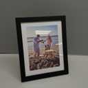 decorUhome 8x10 Picture Frame, Display Pictures 5x7 with Mat or 8x10 without Mat, Wall & Tabletop Display Photo Frame, Black, 1 Pack