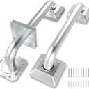 2 Pack 9 Inch Bathroom Grab Bar, Anti Slip Square Shower Bars Safety, 304 Stainless Steel Shower Handles,Hand Rails for for Children, Senior, Elderly, Handicap