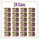 Purina Fancy Feast Savory Centers With Beef Wet Cat Food Pate with Gourmet Gravy Center - (Pack of 24) 3 oz. Cans (EXP 03/01/28)