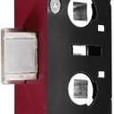 Storm Door 2 Piont Mortise Lock Body Replacement Fit for Pella Storm Door Handle Set Part (Red) (1 Pack)