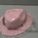 Willheoy Kids Cowboy Hat for Boys Girls Western Cowgirl Hat with Buckle Belt Wide Brim Fedora Hat Dress Up Costume