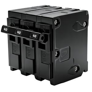 Q340 Circuit Breaker 3 Pole 40-Amp, 120/240v, Fit for Siemens Type EQ, EQL, SEQ, EQG, PL and ES Series loadcentres.Plug-in Standard Circuit Breaker,Thermal Magnetic Protection
