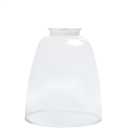 Permo Lighting Fixture Replacement Oval Cone Clear Glass Shade
