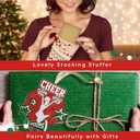 2 x Cheerleader Ornaments - Cheerleader Gifts for Girls, Senior Night Cheerleaders - Cheerleading Christmas Ornament for Girls Teens, Captain Team, Women - Red White Christmas Ornament 2025