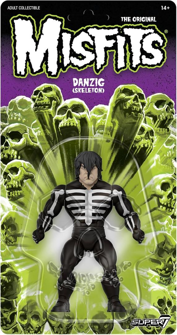 Super7 Misfits Vintage Figures Wave 01 - Danzig (Skeleton Shirt) Action Figure