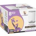 Refills Compatible with DEKOR CLASSIC Diaper Pail Refills | 8 Pack | Diaper Pail Odor Eliminator| Fresh Powder Scent | Each Diaper Bag Refill Holds up to 3960 Diapers | Diaper bin refill