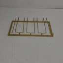 Wine Glasses Rack Under Cabinet Stemware Rack, Wine Glass Hanger Rack, Wine Glass Holder Storage Hanger, for Cabinet Kitchen Bar (40x22.5cm, Gold)
