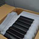 IRIS USA WeatherPro 6 Qt Storage Bins with Lids, 6 Pack, BPA-Free Plastic Gasket Box with Tight Latch and Seal, Stackable Nestable Tote Tub - Clear/Black