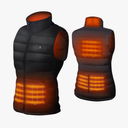 DR.PREPARE Heated Vest, Lightweight Heating Vest, 3 Heat Levels, 6 Heat Zones, Adjustable Size (Battery Not Included)