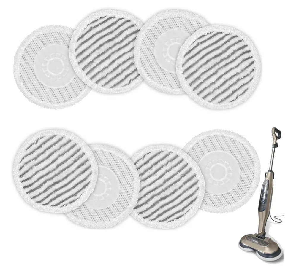 10 Pack Steam Mop Replacement Pads for Shark S8001 S7001 S7201 S7000AMZ S8201 Steamer Mop Washed Pad Repeatedly for All Floors Cleaning