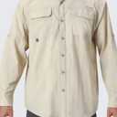 UPF 50+ Casual Shirt For Daily Activities - khaki Size L