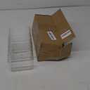 3 Pack Wipe Holder for Bathroom, Flushable Wipes Dispenser,Wall Mounted Tissue Box Holder,Self-Adhesive Wipes Container,Suitable for Bathroom, Kitchen, Bedroom, Toilet (Transparent White)