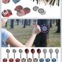 Pissente Steel Tip Darts Set, 18 Pcs Professional Steel Tip Darts Flight Steel Tip Set Indoor Fitness for Beginners Bars Homes Offices Game Rooms Entertainment Professional Practice