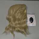 PATTNIUM Blonde Wig for Kids Girls Light Blonde Wig Child Short Curly Wavy Wig Cosplay Halloween Party Costume Heat Resistant Synthetic Wigs