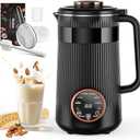 Nut Milk Maker Machine, 35oz Homemade Soy, Almond, Oat, Coconut, Plant Based and Non Dairy Beverages, 8 in 1 Automatic Soybean Machine With 12H Delay Start/Keep Warm/Boil Water