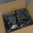 Fitted Tablecloth for 8 Foot Rectangle Tables-6 Pack Black Elastic Outdoor Picnic Table Cover-Spandex Stretch Folding Table Cloths 8ft for Camping Dining Room Patio Kitchen Banquet Party