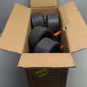 Collapsible Wagon with Big Wheels, Beach Wagons Carts Foldable with All-Terrain Wheels, Large Weight Capacity Heavy Duty Carts with Cup Holders for Camping, Garden, Sports, Grocery, Carbon Black