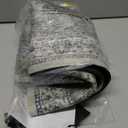 OJIA Stair Treads Non-Slip Matching Mat for Wooden Steps, Square Capet Stair Treads Rubber Backing Stair Runner Anti-Slip Stair Landing Mat 31x31 Inch Stair Rugs (Green)