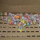 DERAYEE Halloween LED Rings for Kids, 50Pcs Light Up Ring Toys Halloween Party Favors Flash Finger Lights Glow in The Dark Treats Goodie Bag Fillers