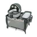 Graco Pack n Play Travel Dome LX Playard  Raised Portable Bassinet, UV50 Canopy, Changer & Storage, Annie