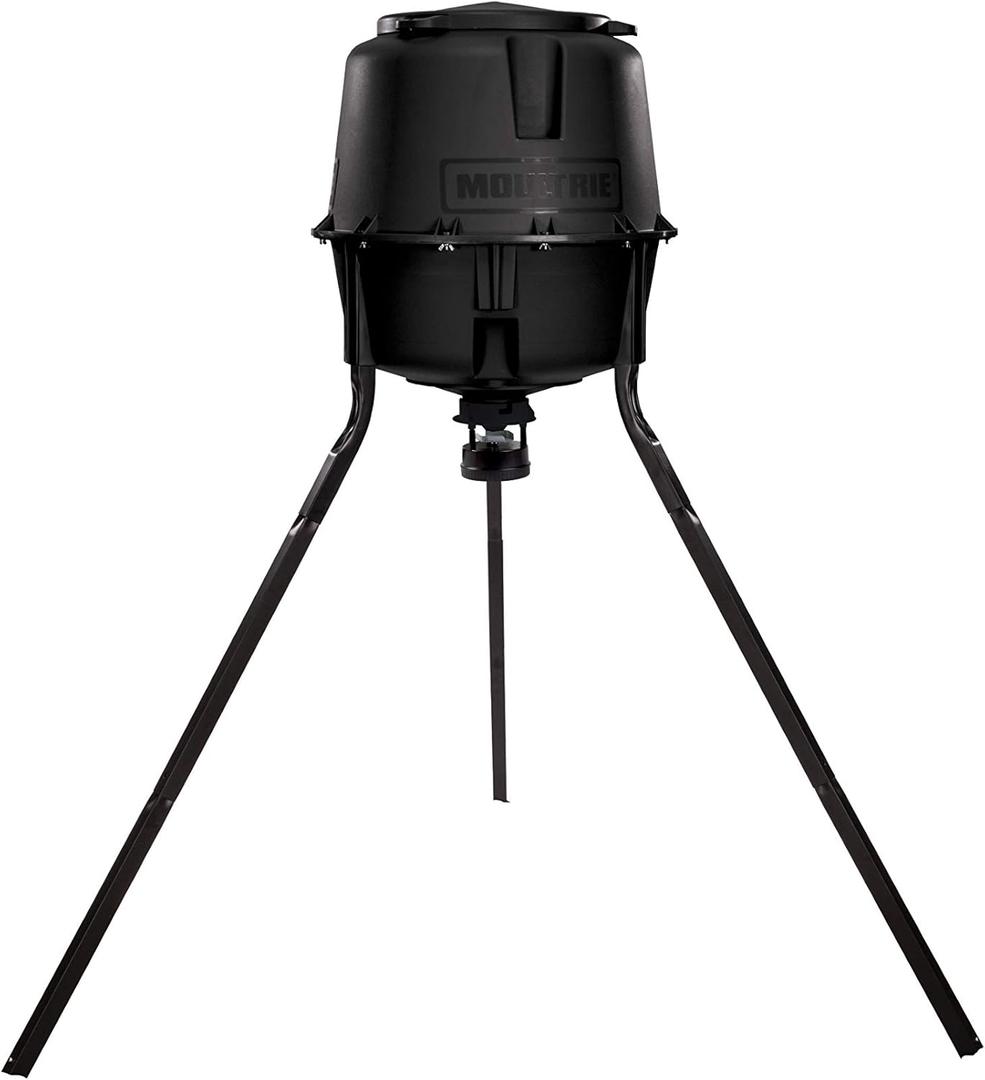 Moultrie Deer Feeder Standard - 30-Gallon - Moultrie Quick-Lock Hopper System - Digital Timer Control - 200 lb Feed Capacity