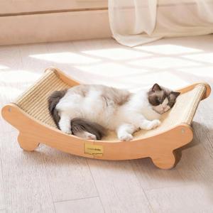 CHEERHOME PETS Sisal Cat Scratcher Bed for Indoor Cats Hammock for Scratching Pad Cat Chair Natural Sisal Cat Scratch Post for Large Cat Scratcher Lounge(Extra Large)