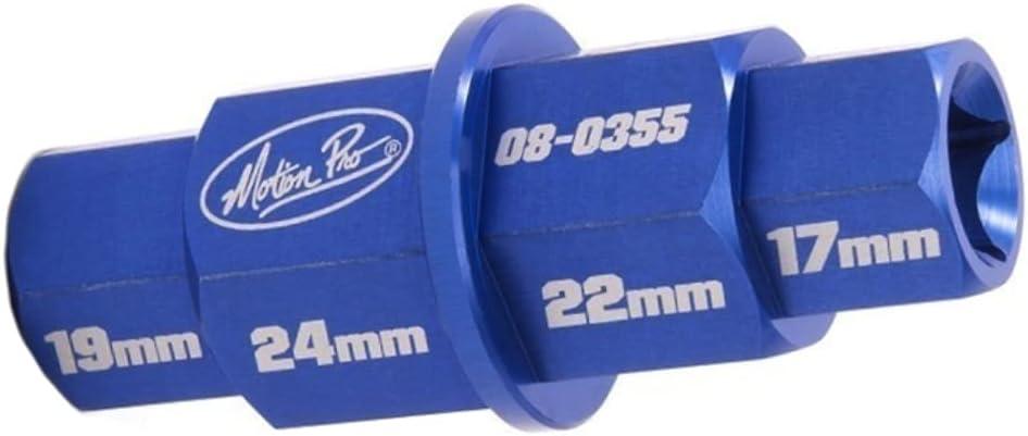 Motion Pro 08-0355 T6 Superlight Hex Axle Tool 17,19,22,24 mm