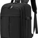 40x30x15cm Personal Item Bag Underseat Travel Backpack 17x13x6 Inches Underseat Personal Item Bag for Airlines Lightweight Carry on Luggage Flight Approved for College Weekender Black