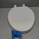 KOHLER 20110-0 Brevia, Slow Close Toilet Seat, Elongated Toilet Seat, Grip-Tight Bumpers Quick-Attach Hardware, White