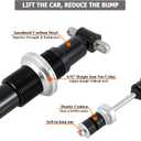 Front Coilover Shock Absorber Strut Pair Set Adj. 500 lb Springs Compatible for 73-77 A-Body 82-88 G-Body